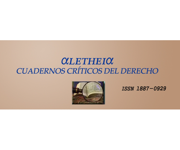 Portada de la revista Aletheia