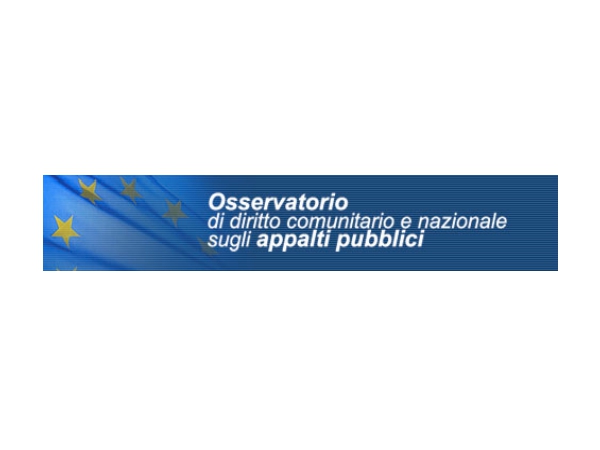 Osservatorio di diritto comunitario e nazionale sugli appalti pubblici
