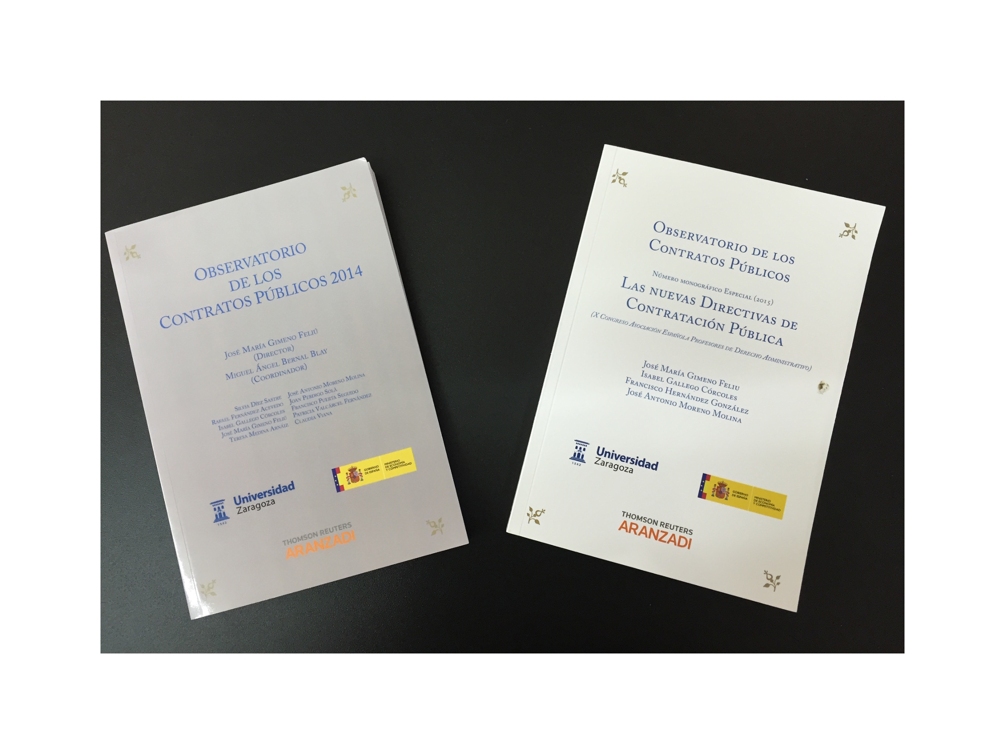 Anuario Observatorio de los contratos públicos 2014 y Las nuevas directivas de contratación pública